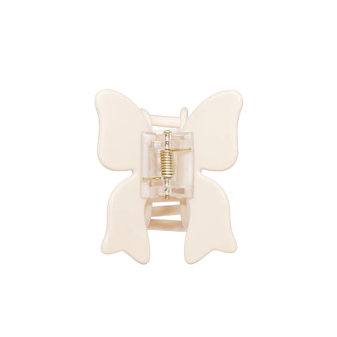 BOW CLIP IN CUSTARD
