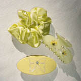 Sweet Dreams Silk Scrunchie in Dandelion