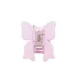 BOW CLIP IN PUFF PINK